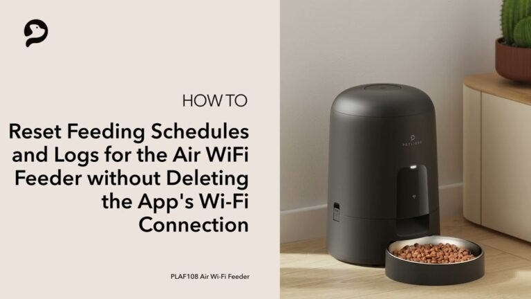 How to Reset Automatic Cat Feeder​